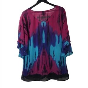 Sheer Tunic by Nicole by Nicole Miller